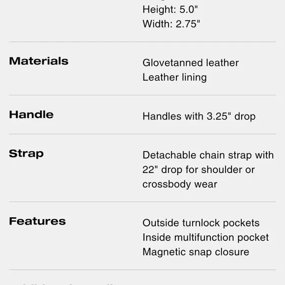 Coach Originals Glovetanned Leather Mini Safari Tote Pink NWOT - Picture 8 of 9